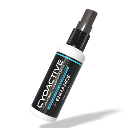 Cyoactive + Enhance Pre-Workout + Topical Muscle Spray + Muscle Pump + Performance Boost + Vascularity